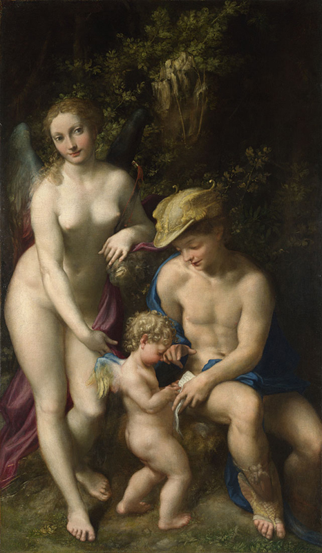 Venus with Mercury and Cupid